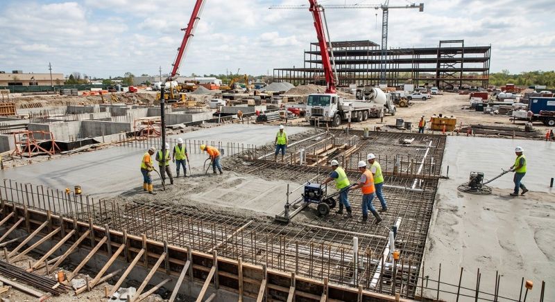 Commercial Slab Installation in Rockville, MD