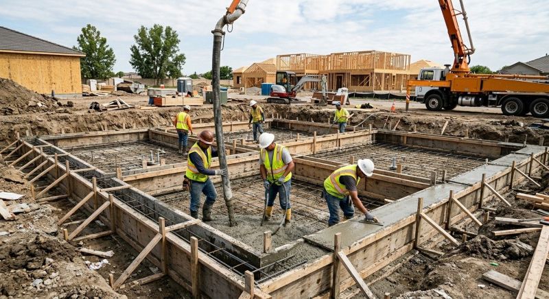 Concrete Foundation Installation in Fort Wayne, IN